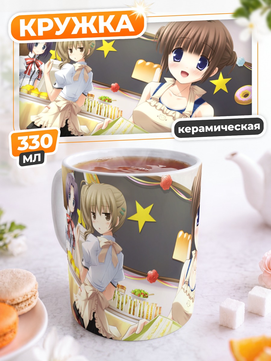 Кружка керамическая Сумика Макия с десертами