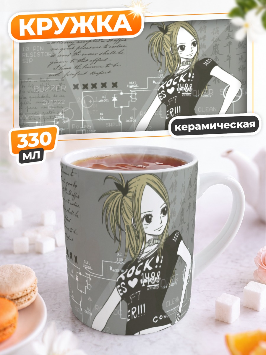 Кружка керамическая Люси Хартфилия в схемах