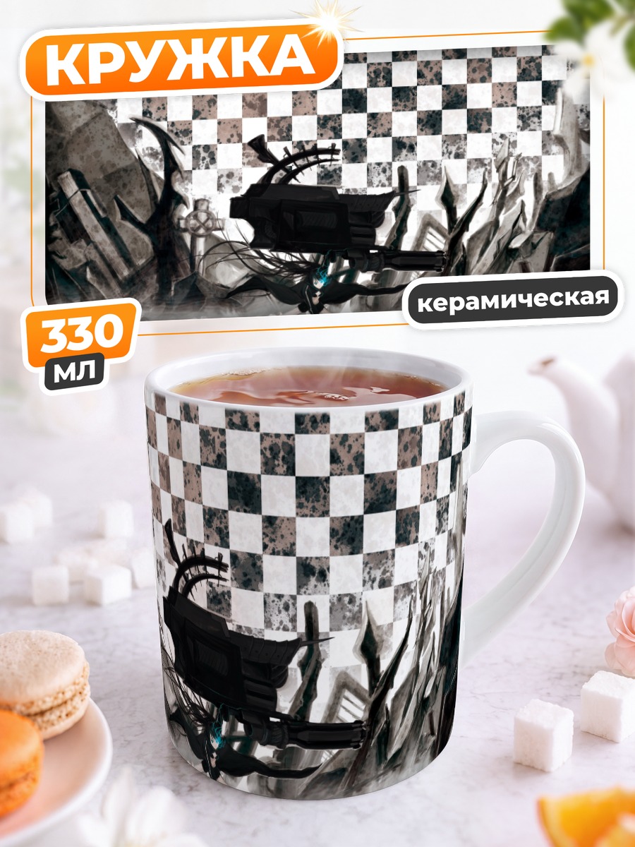 Кружка керамическая Курои Мато в бою
