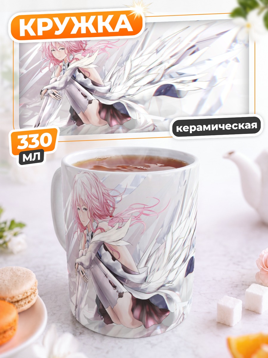 Кружка керамическая Инори Юзуриха в белом