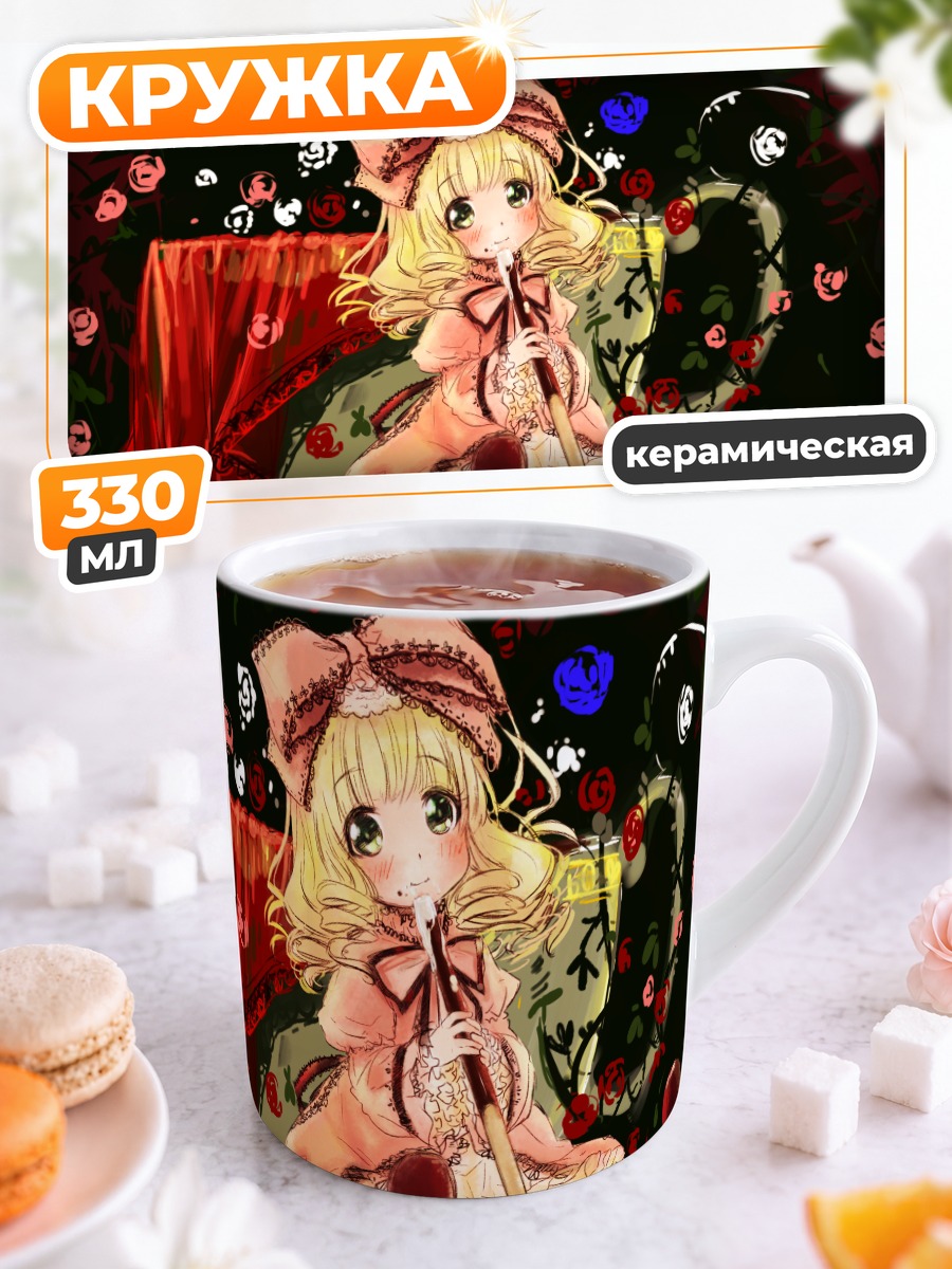 Кружка керамическая Хина Ичиго в розах