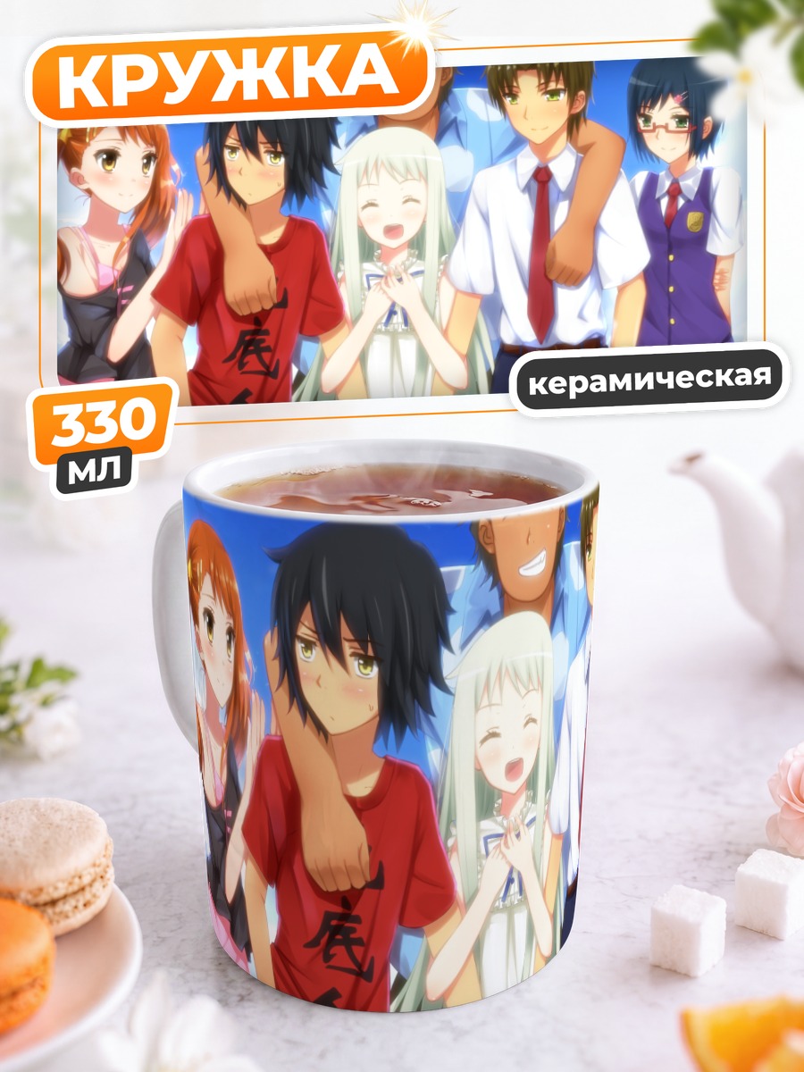 Кружка керамическая Наруко Анжо и друзья