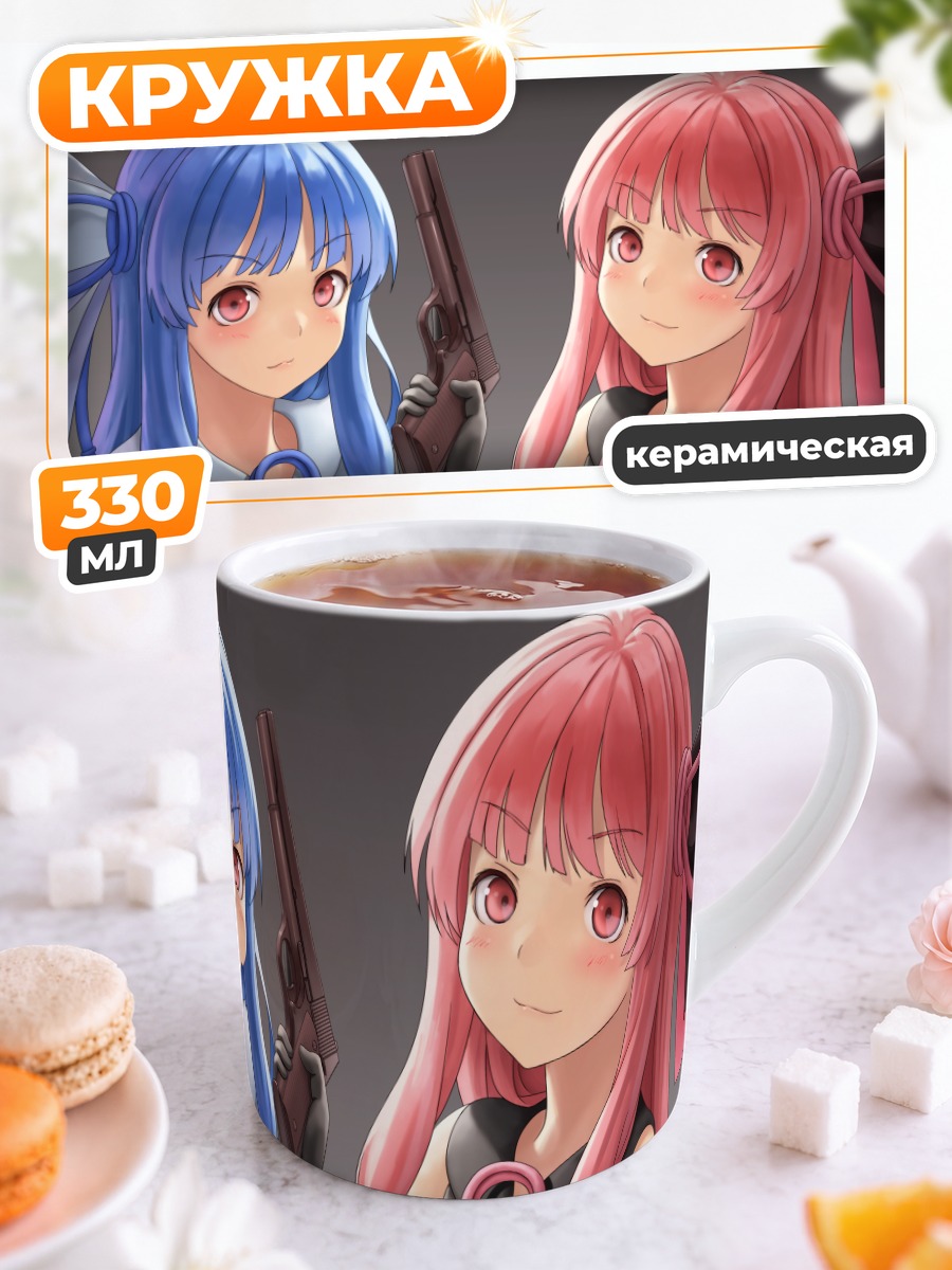 Кружка керамическая Аканэ и Аой Котоноха