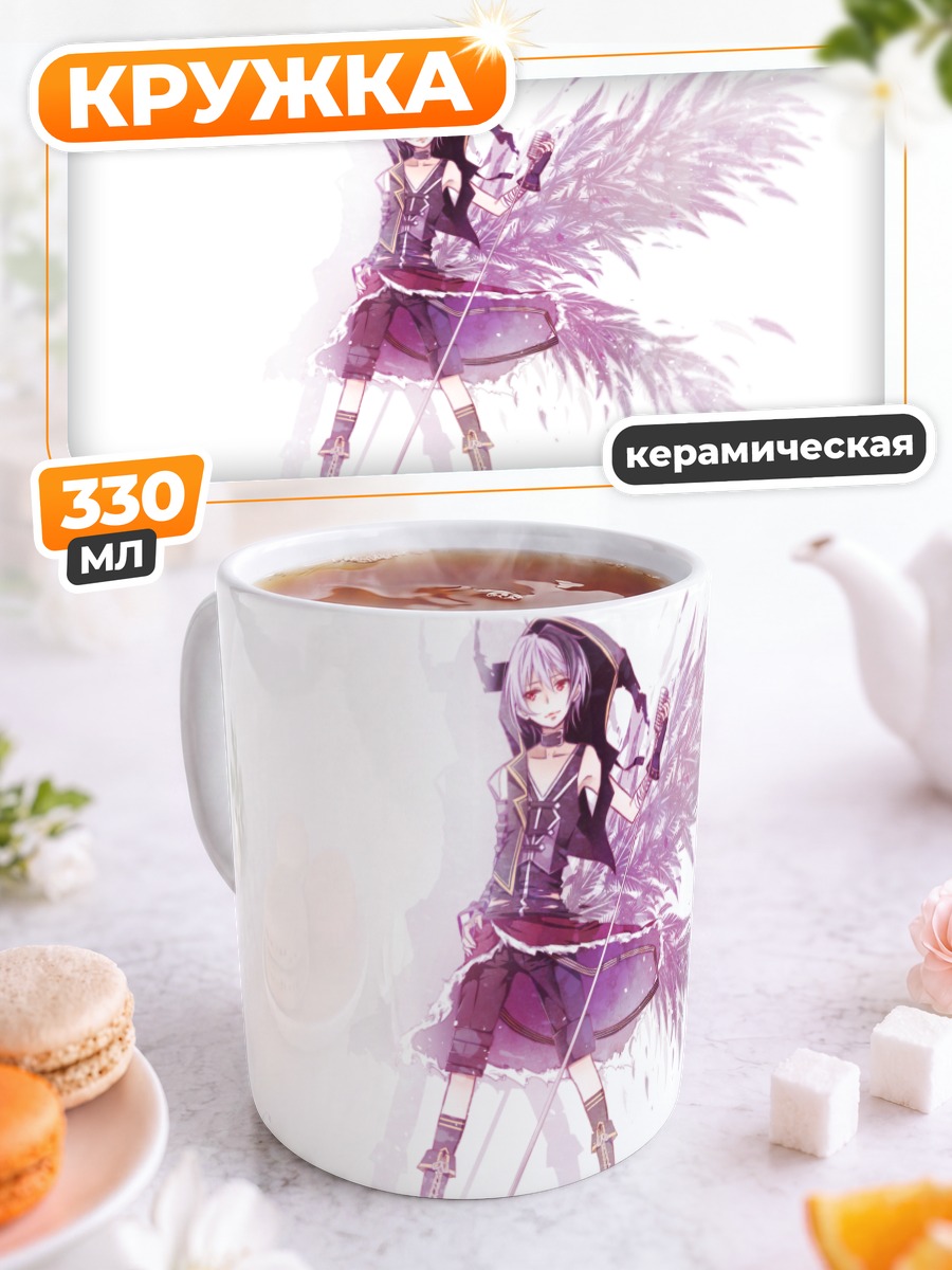 Кружка керамическая Флауэр в лепестках