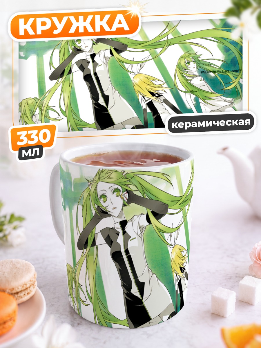 Кружка керамическая Мику Хацунэ и Рин