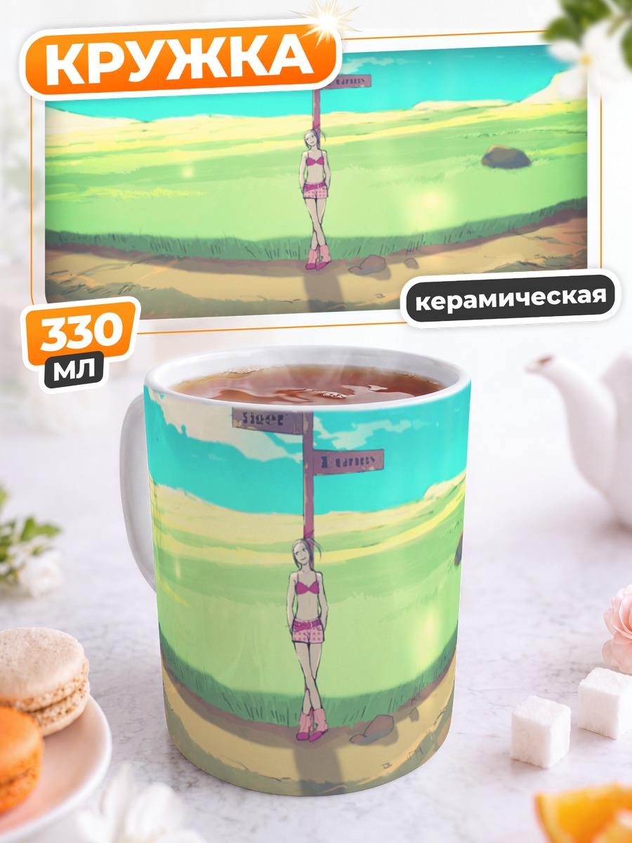 Кружка керамическая Каэдэ Кабураги на перекрестке