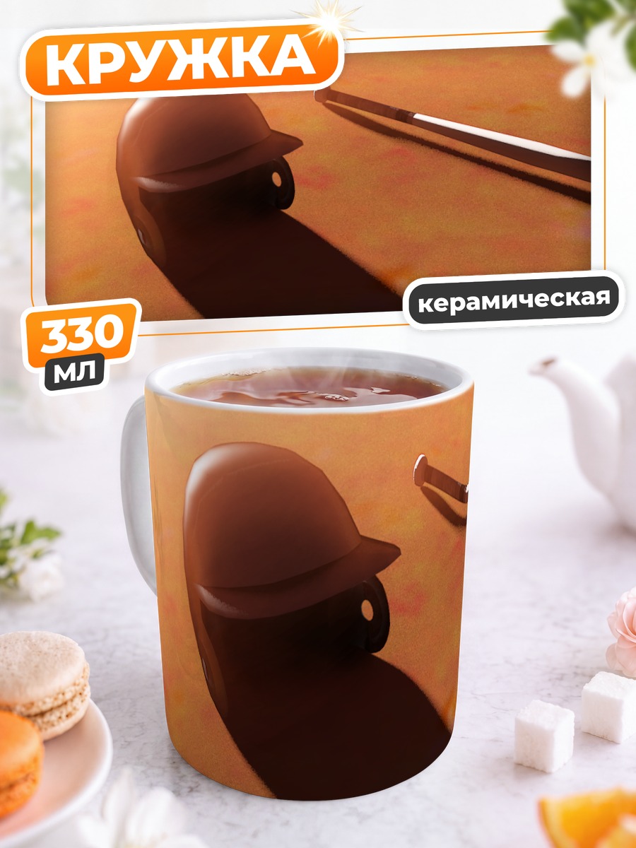 Кружка керамическая Angel Beats бейсбол