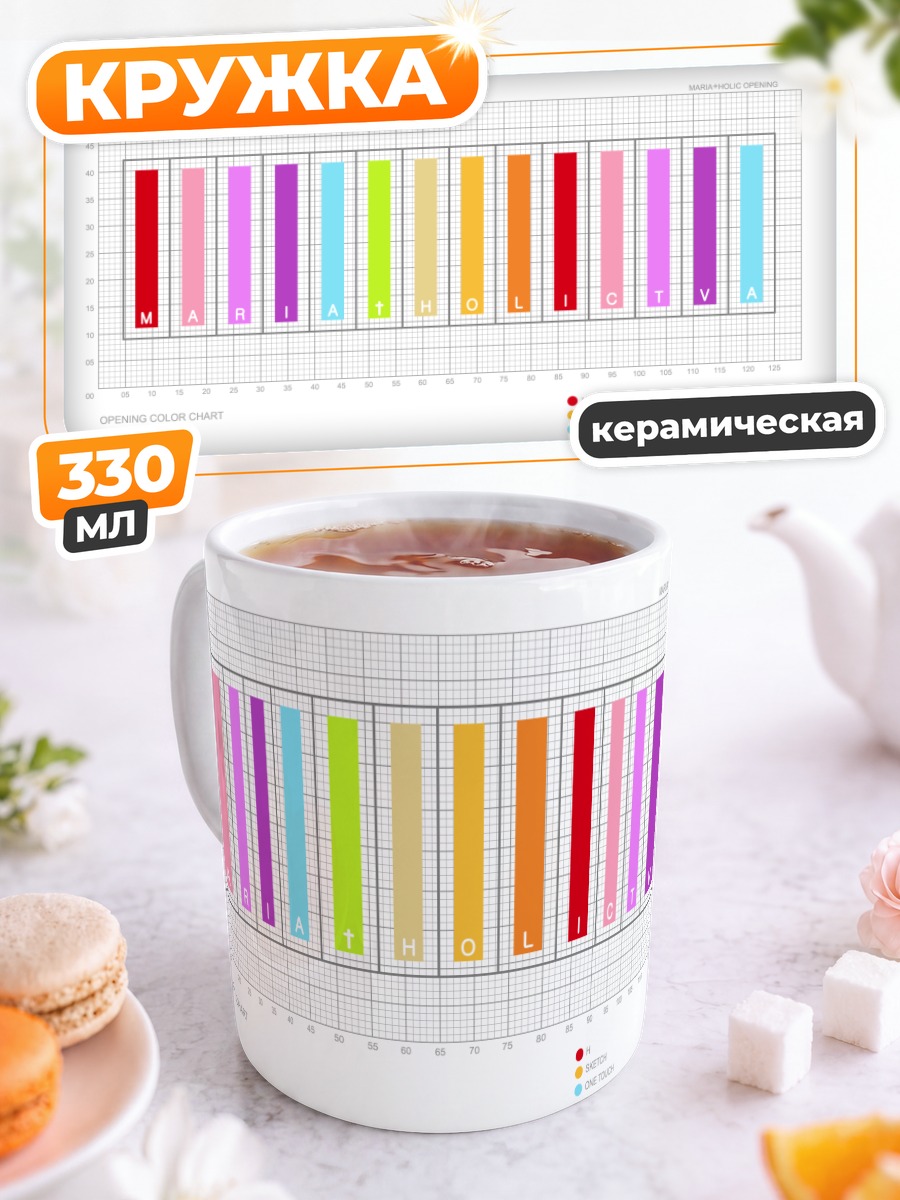 Кружка керамическая Мария Холик Цвета