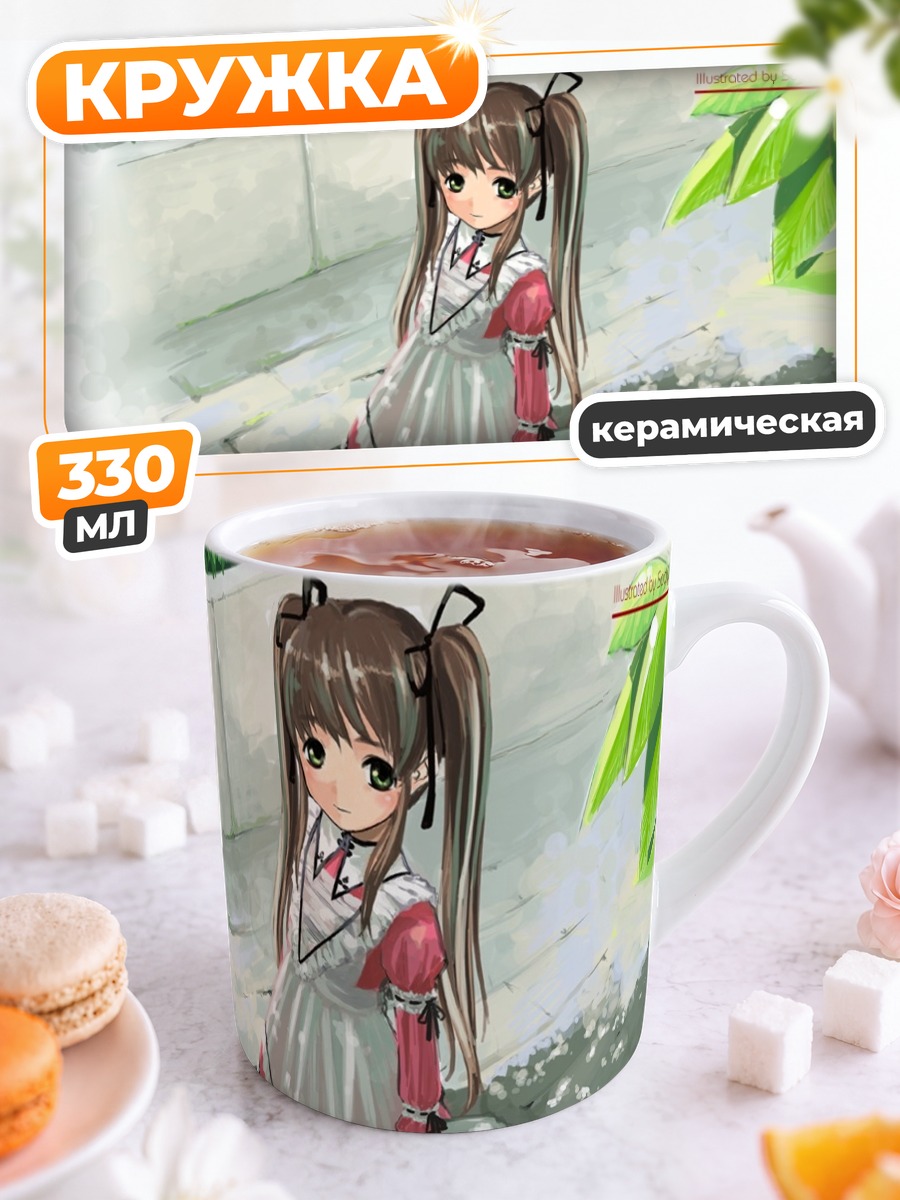 Кружка керамическая Девочка в готике