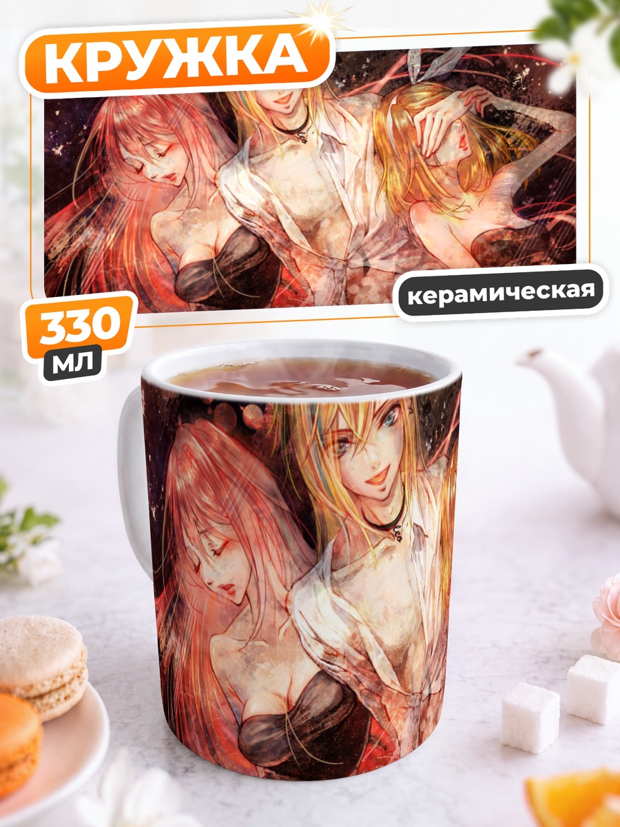 Кружка керамическая Кагамине Рин и Лен