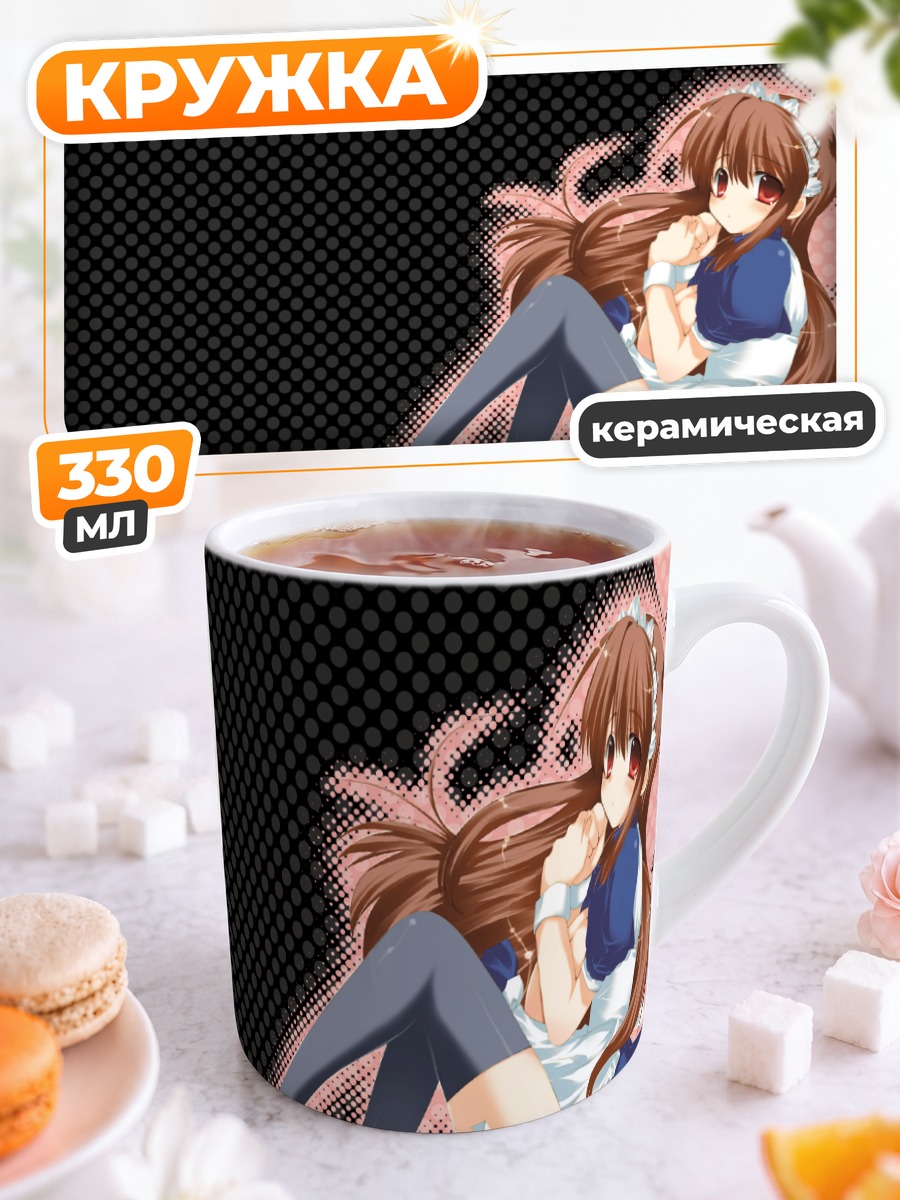 Кружка керамическая Микуру Асахина в платье