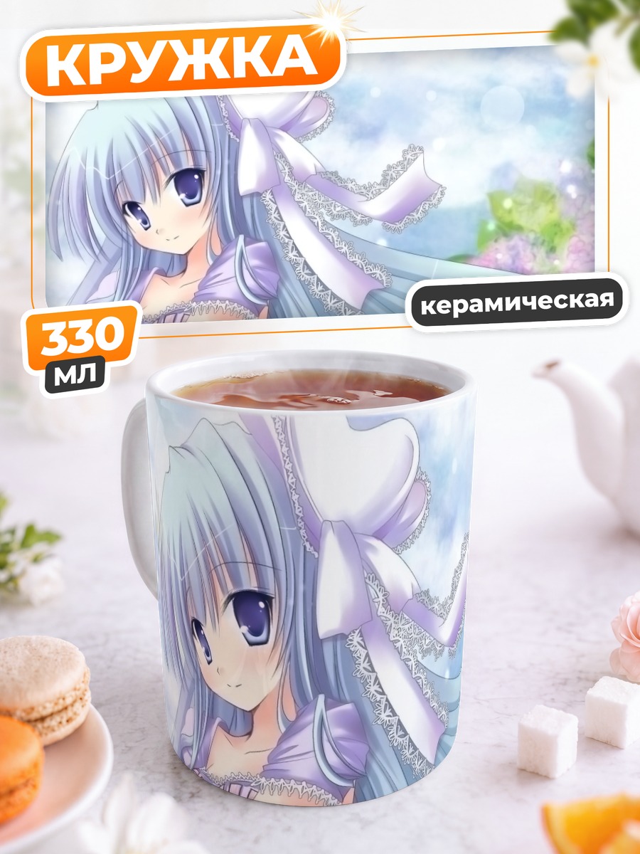Кружка керамическая Мику Хацунэ в платье