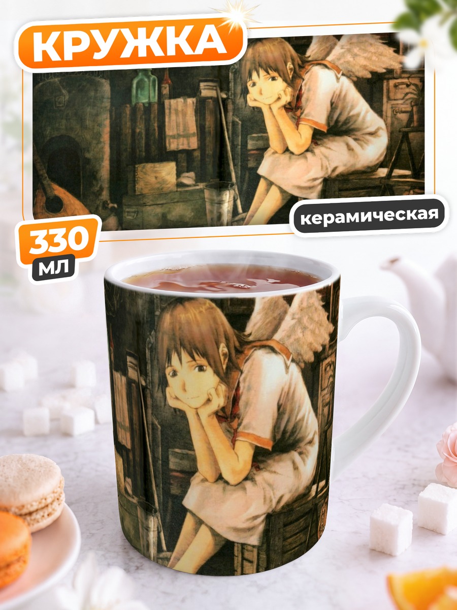 Кружка керамическая Хаибанэ Рэнмэй в комнате