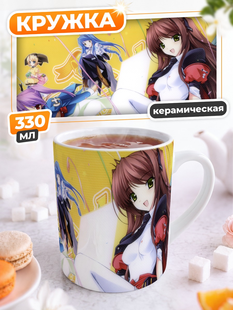 Кружка керамическая Девушки K-On!
