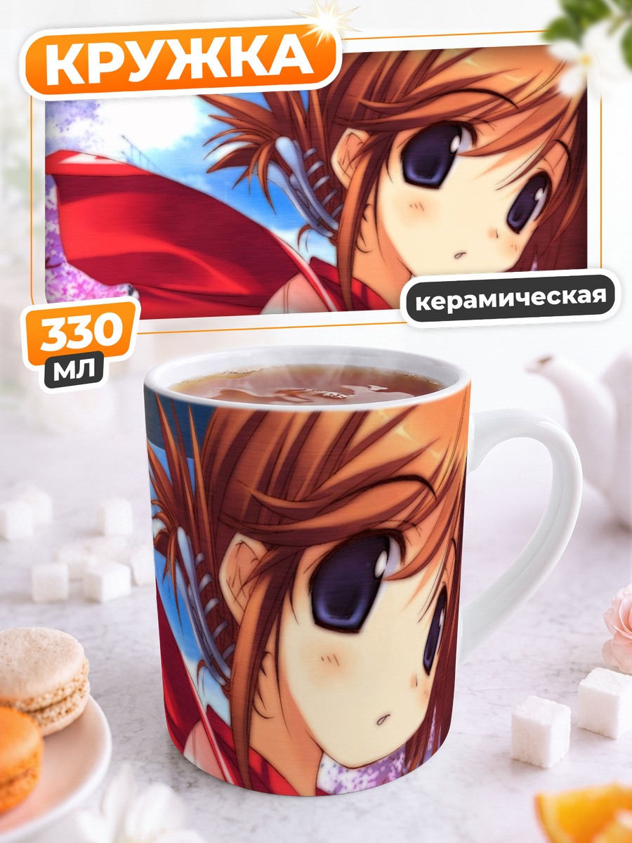 Кружка керамическая Манака Коуки в сакуре
