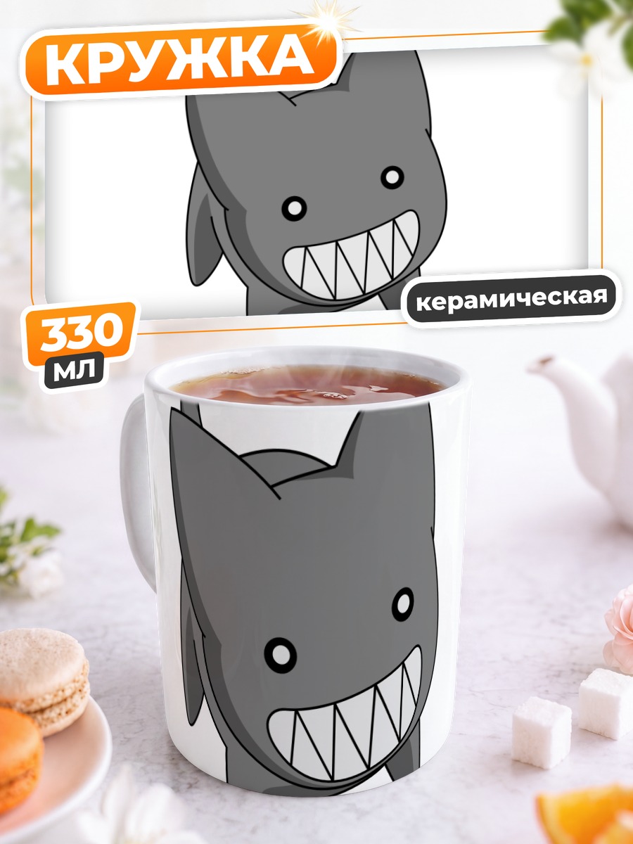 Кружка керамическая Каминэко из Азуманга Дайо