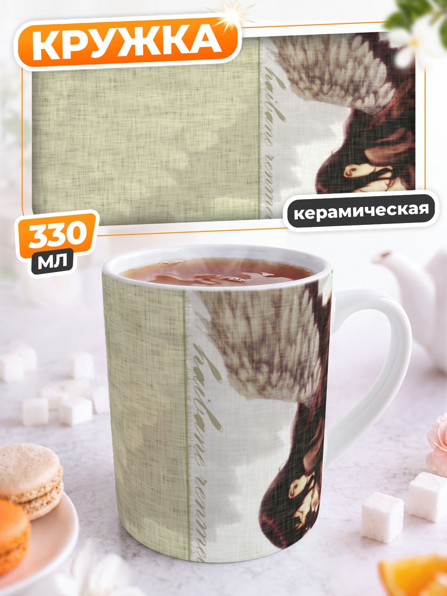 Кружка керамическая Рэкки в крыльях