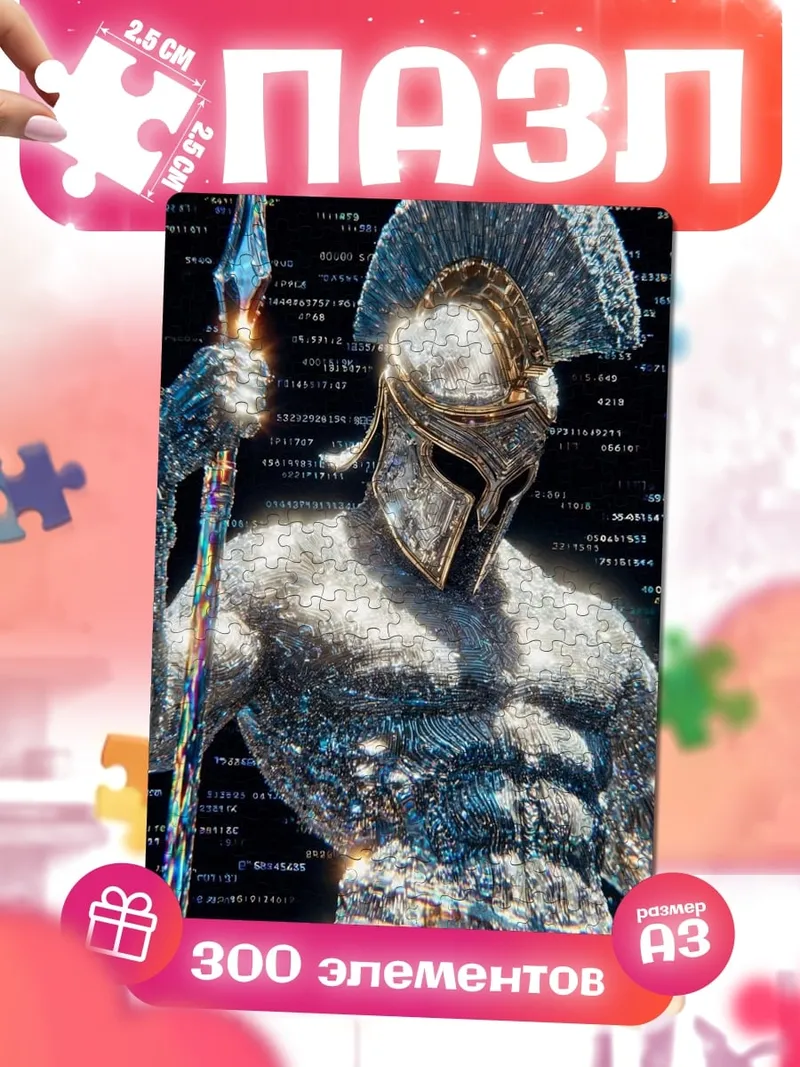 Пазлы Блестящий воин