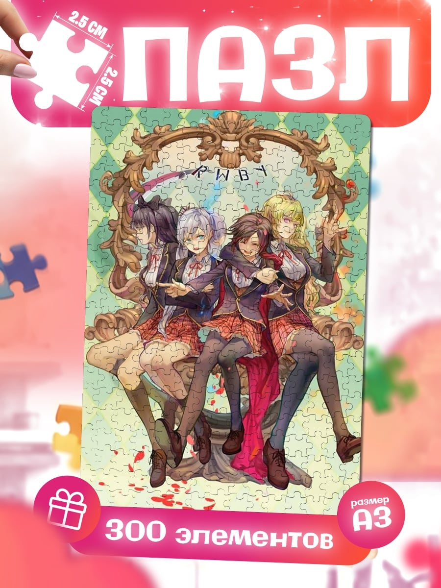 Пазлы RWBY команда