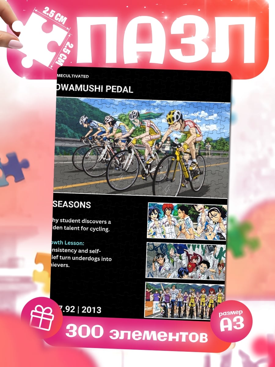 Пазлы Велоспорт Yowamushi Pedal