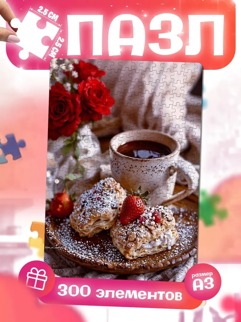 Пазлы Завтрак с кофе