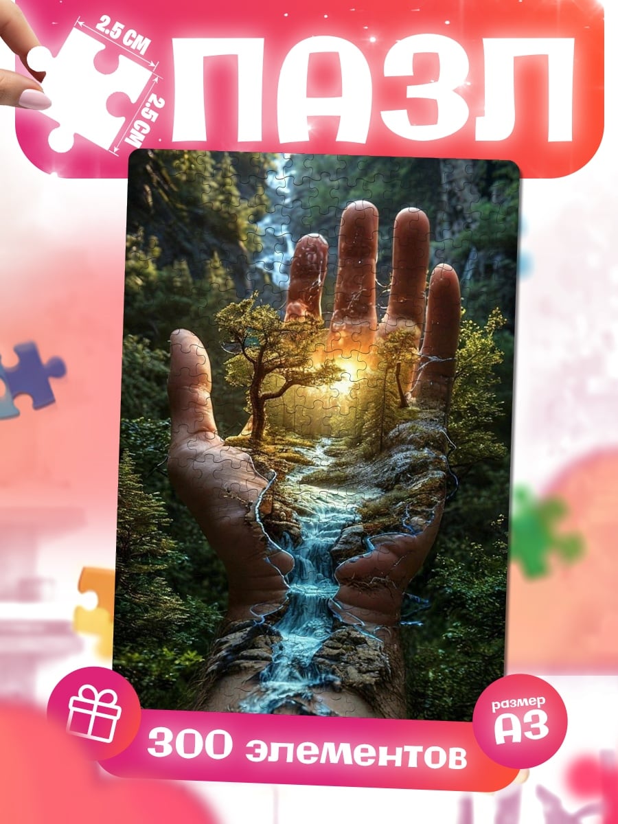 Пазлы Природа в руке