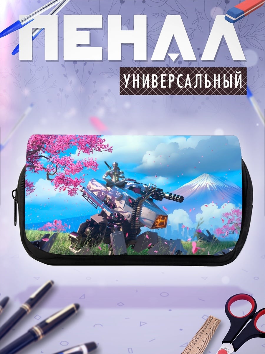 Пенал-косметичка Робот самурай у Фудзи