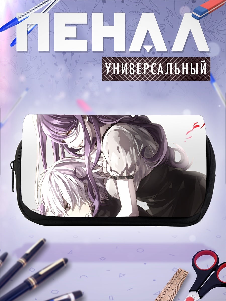 Пенал-косметичка Две девушки аниме