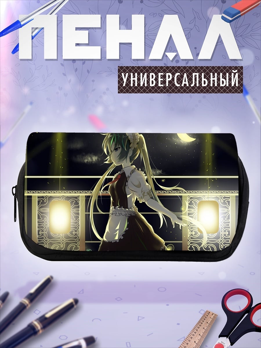 Пенал-косметичка Девушка в стиле аниме