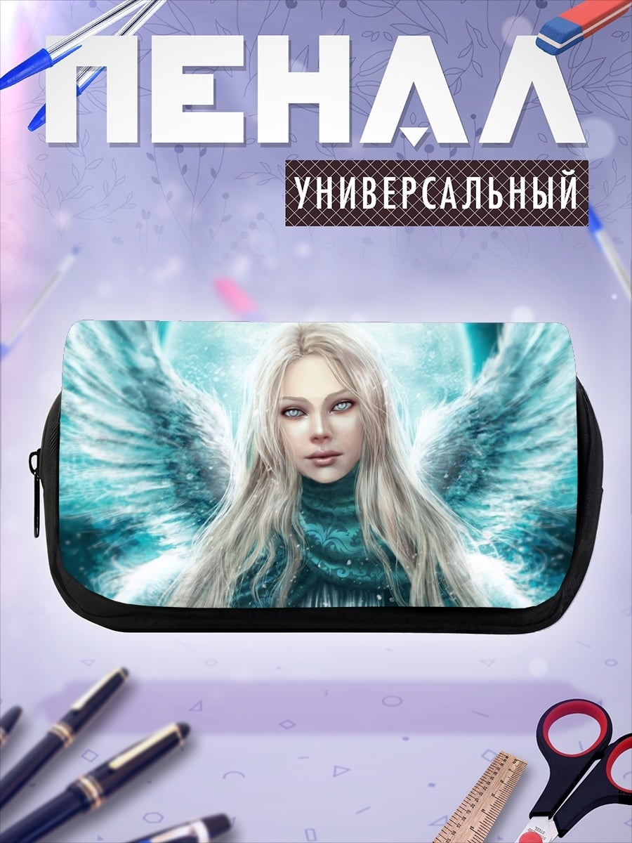 Пенал-косметичка Ангел в голубом
