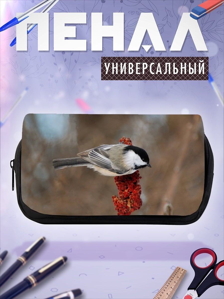 Пенал-косметичка Синица на ветке