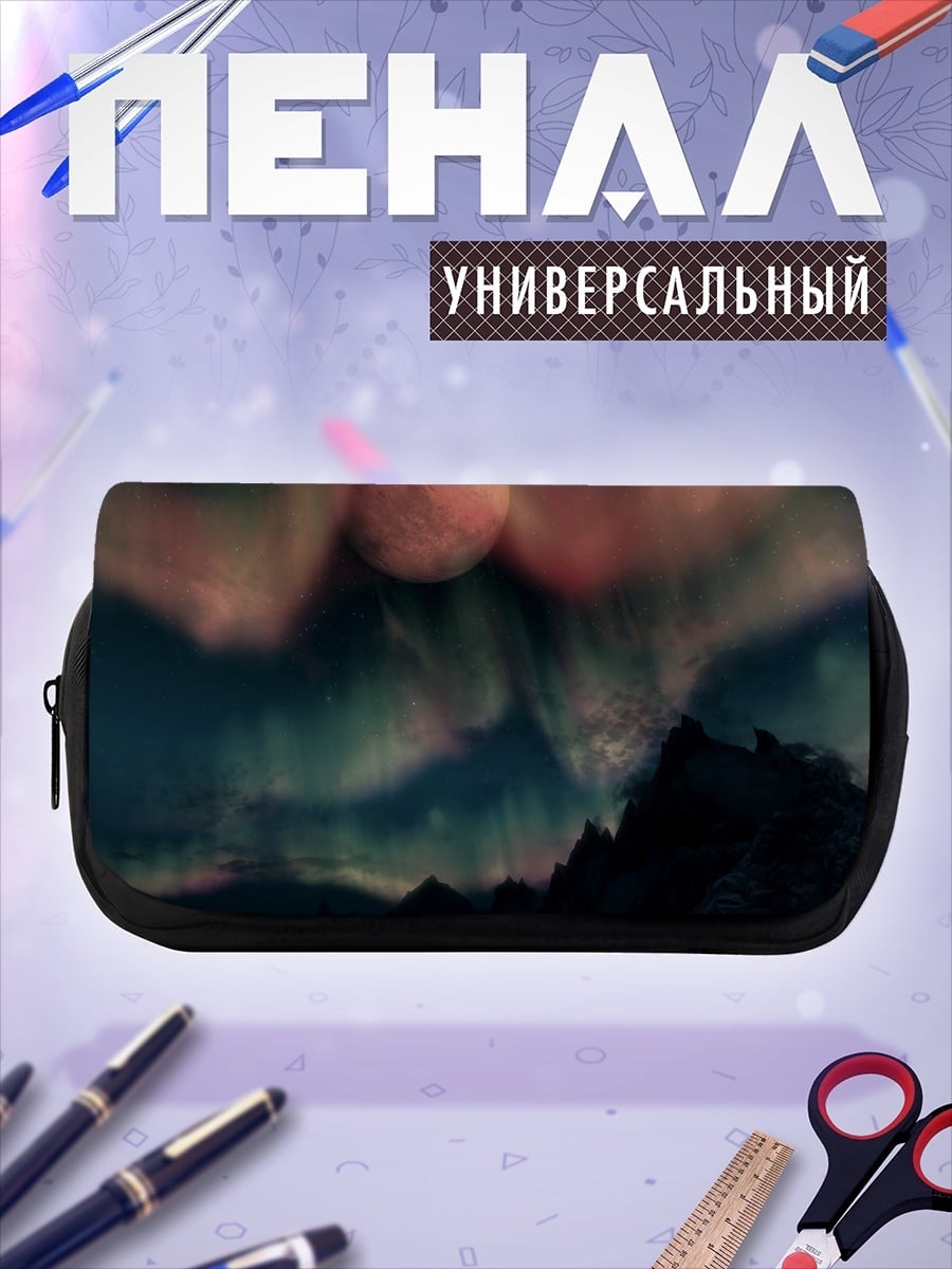 Пенал-косметичка красная планета