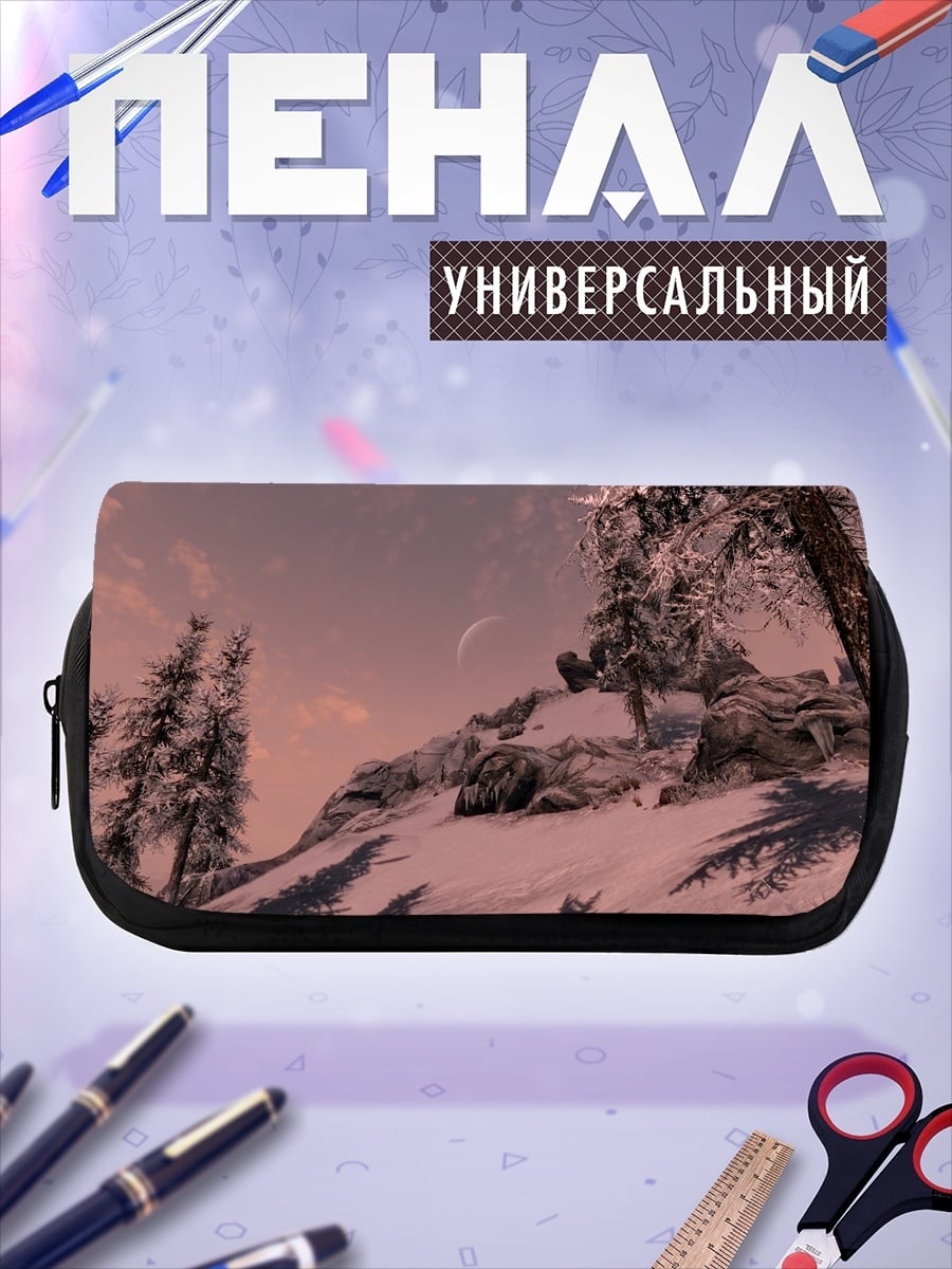 Пенал-косметичка Зимний пейзаж