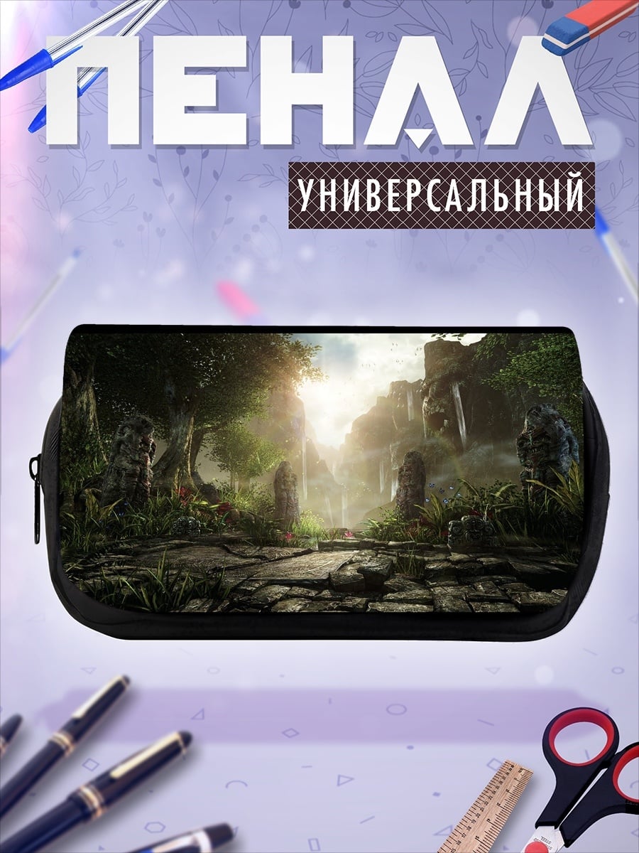 Пенал-косметичка затерянный водопад