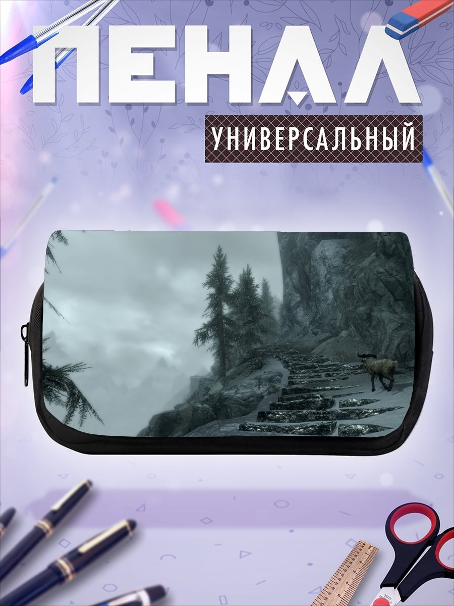 Пенал-косметичка снежная тропа