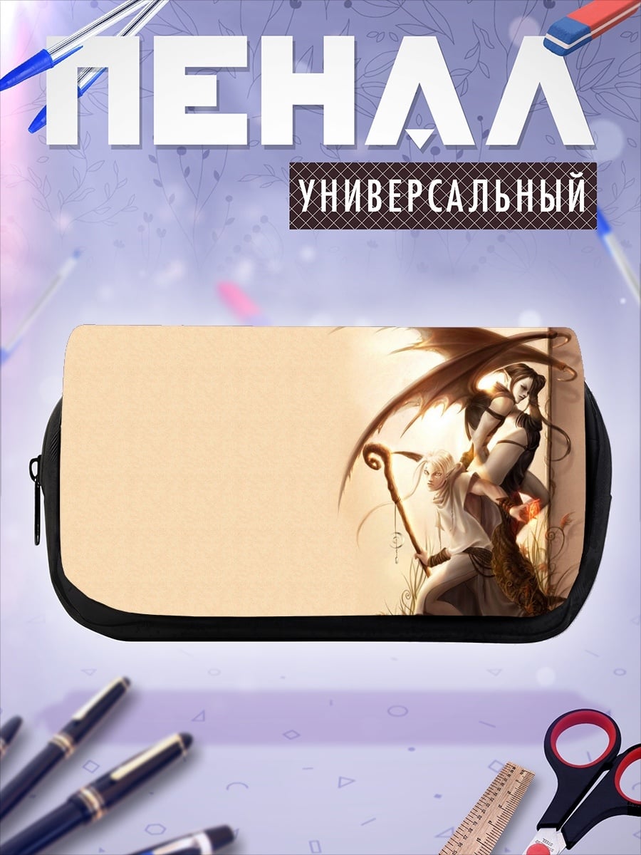 Пенал-косметичка ангел и демон