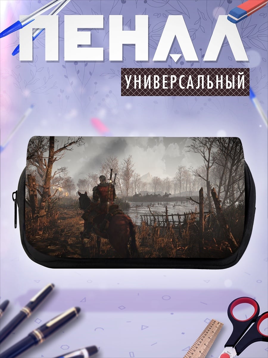 Пенал-косметичка Ведьмак на коне