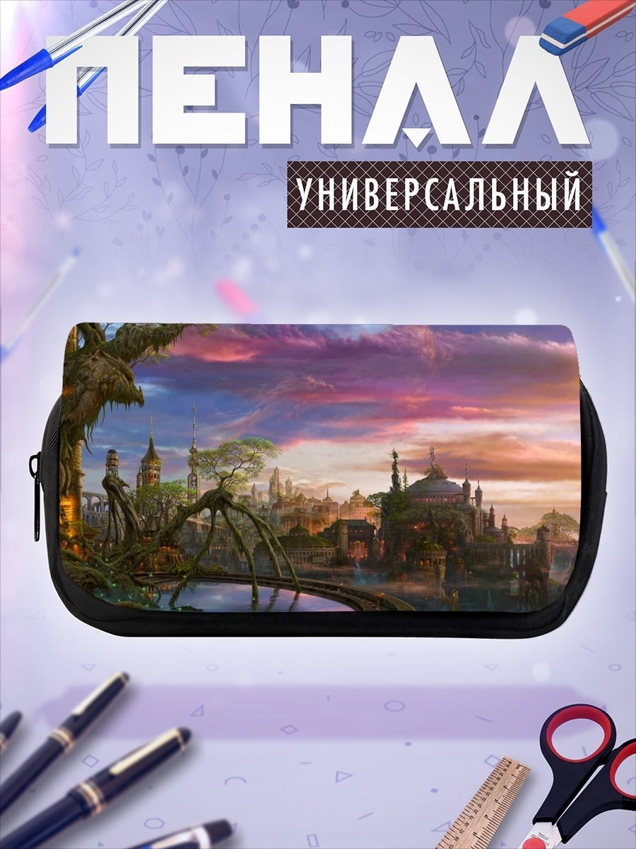 Пенал-косметичка Девушка в платье