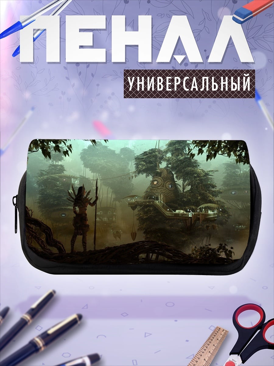 Пенал-косметичка Затерянный мир джунгли