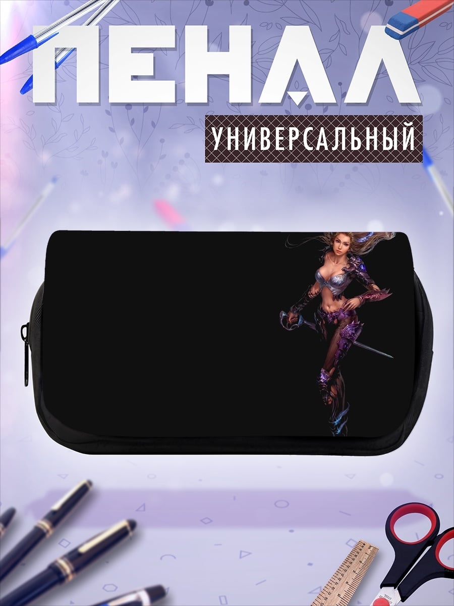 Пенал-косметичка Воительница с мечом
