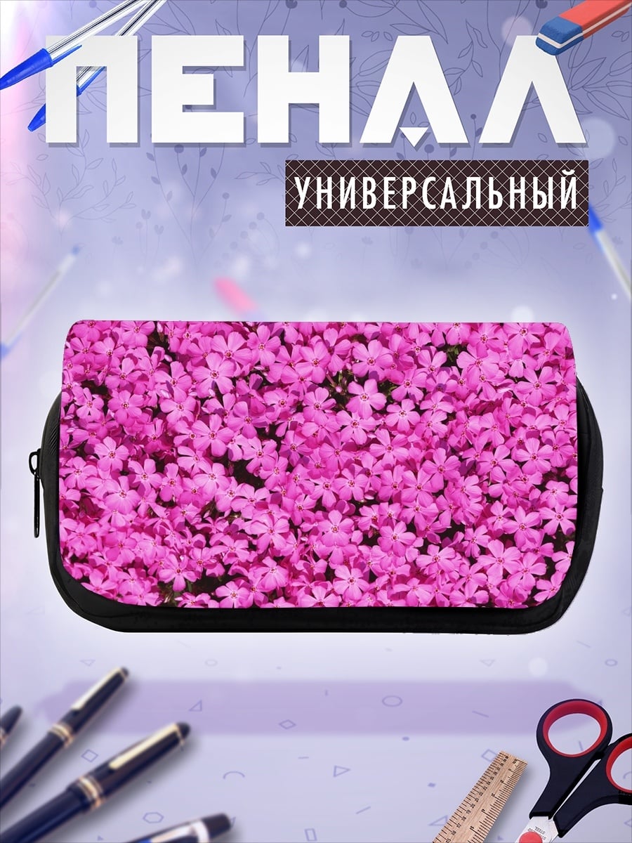Пенал-косметичка Розовые цветы