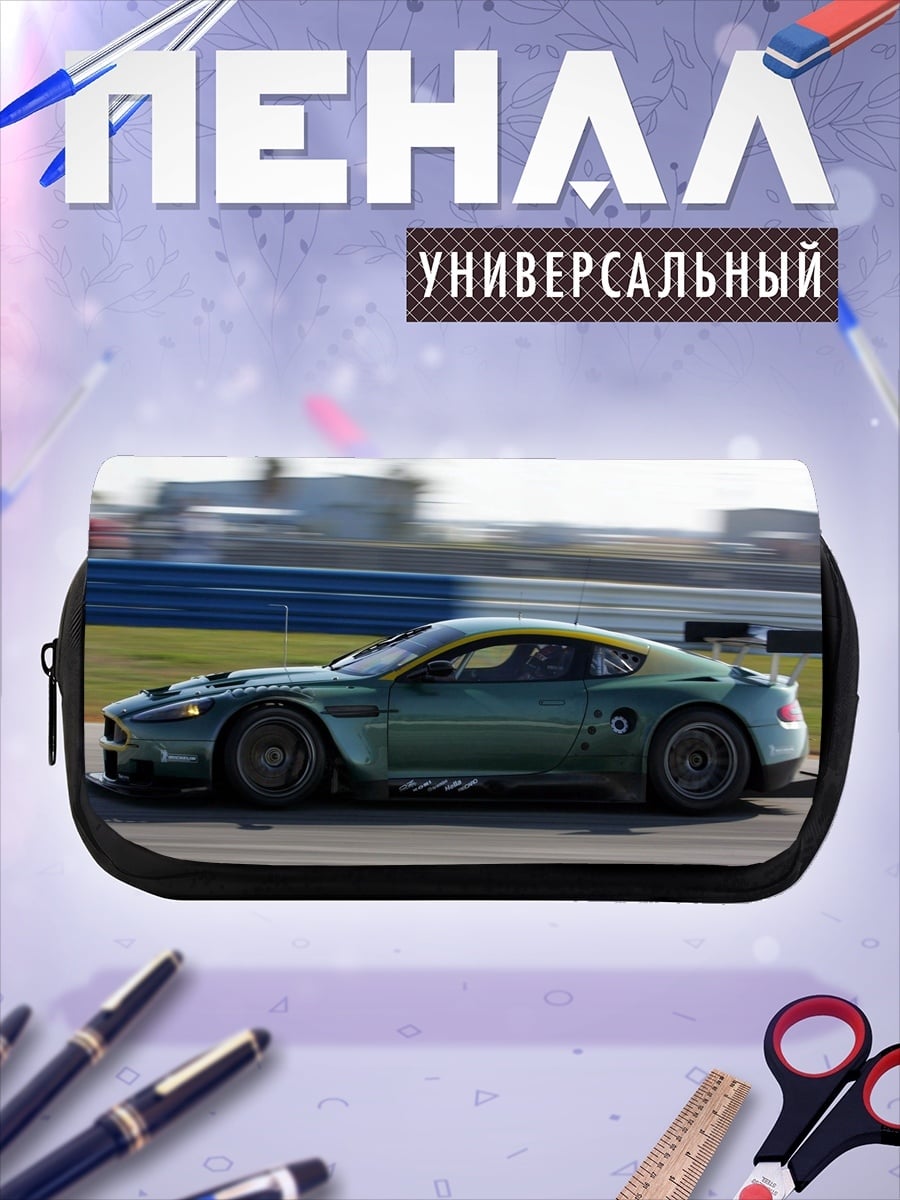 Пенал-косметичка гоночный автомобиль