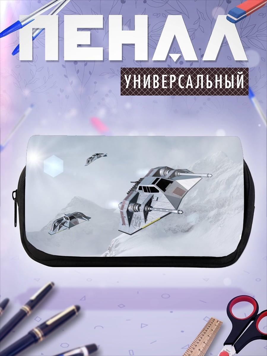 Пенал-косметичка снежные спидеры