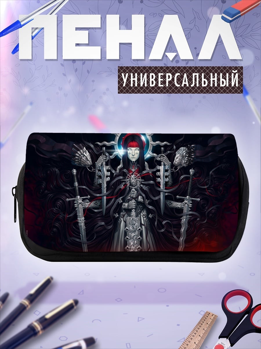 Пенал-косметичка Воин с мечами
