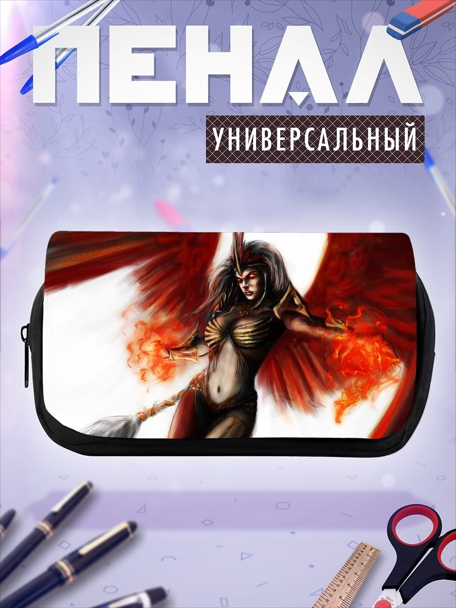 Пенал-косметичка Огненная женщина