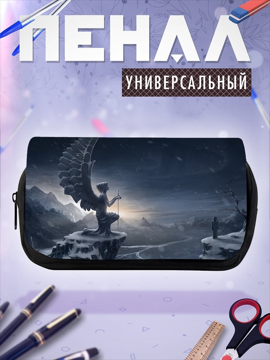 Пенал-косметичка ангел на горе