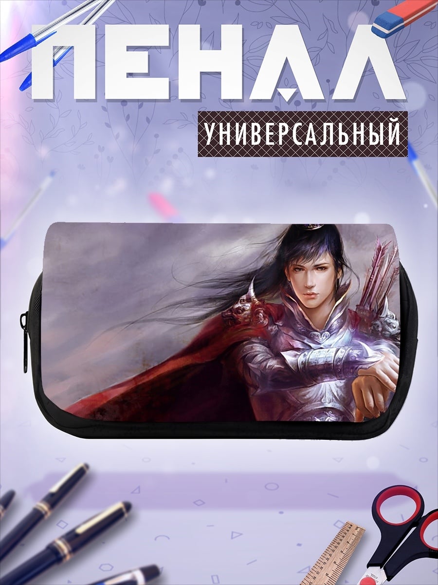 Пенал-косметичка самурай в плаще