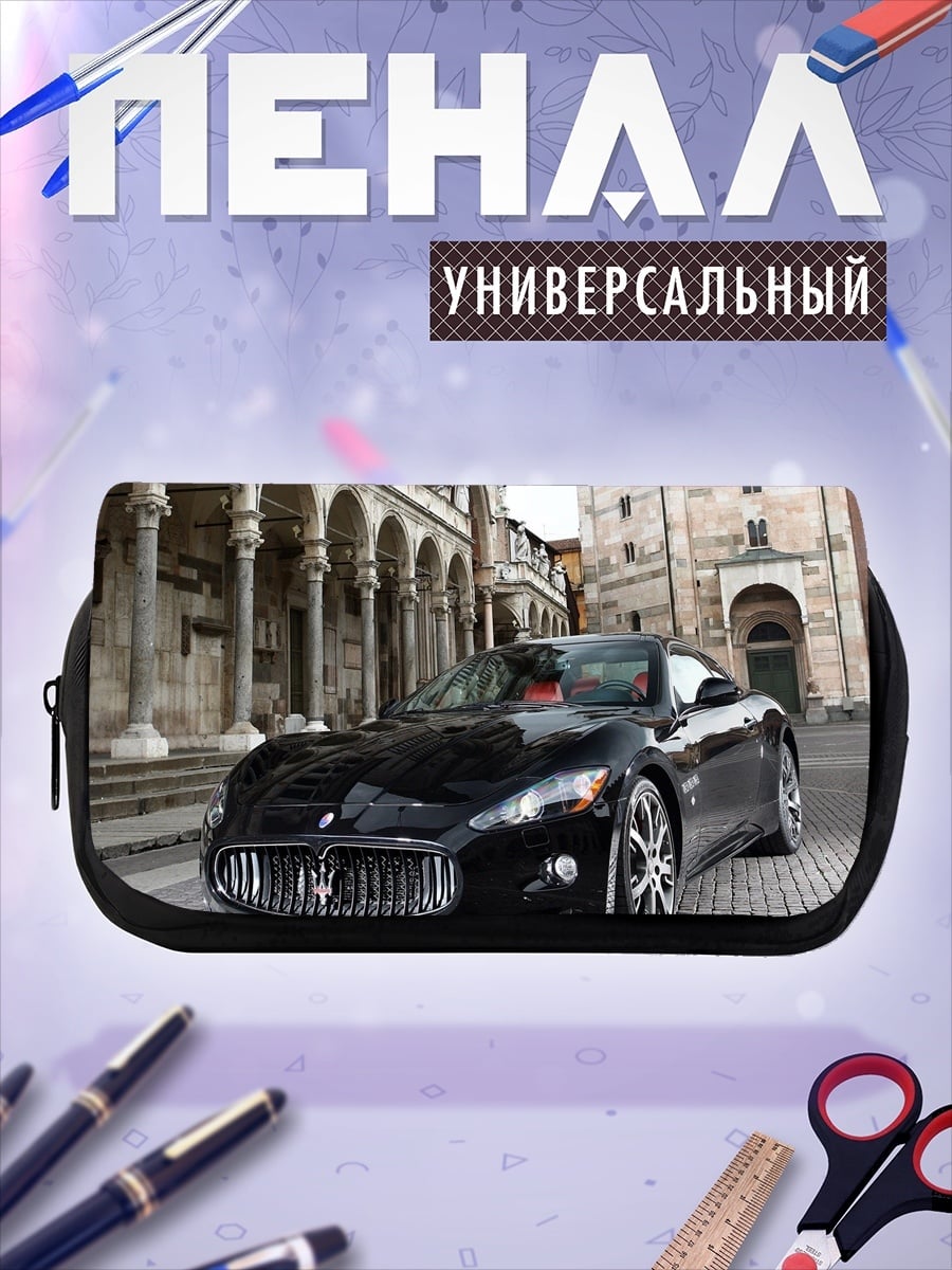 Пенал-косметичка Черный Maserati