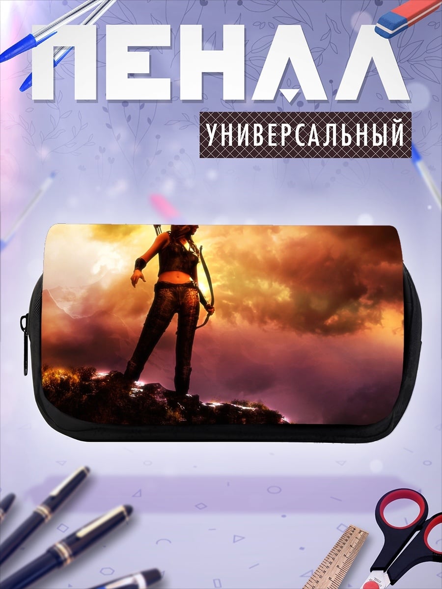Пенал-косметичка воин на вершине