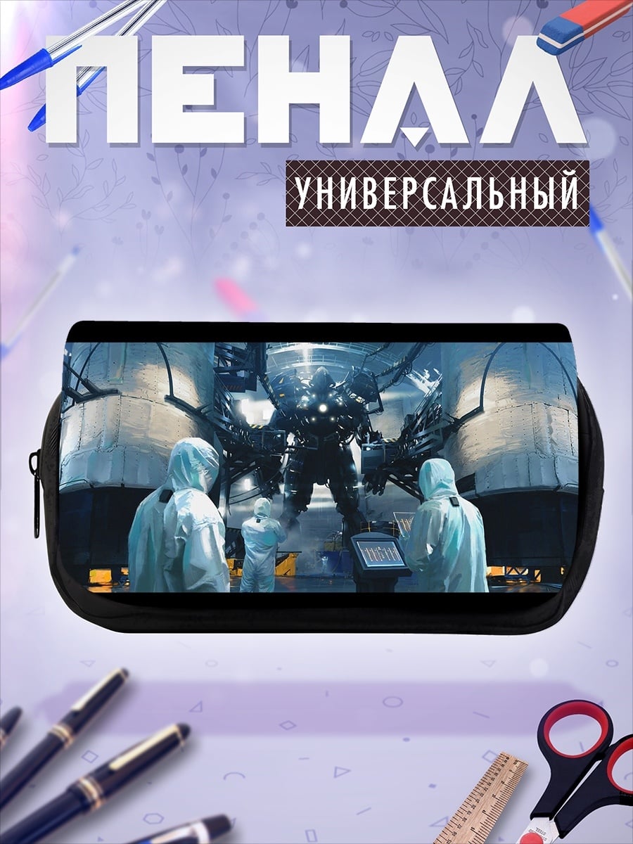 Пенал-косметичка Железный человек в лаборатории